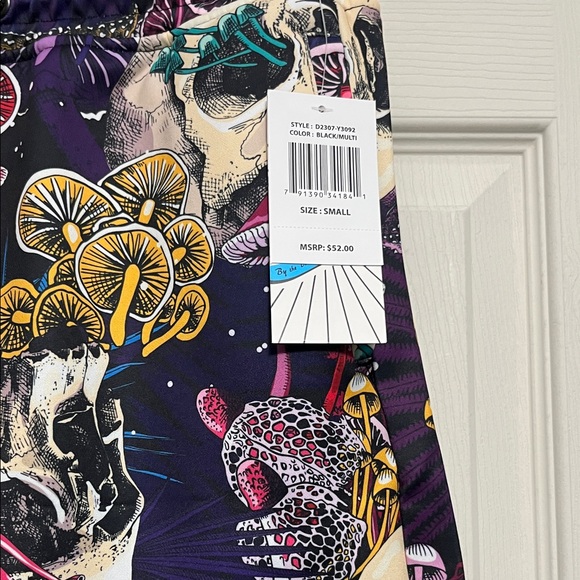 Men's Skull Graphic Swim Board Shorts - Multicolor - Picture 2 of 5